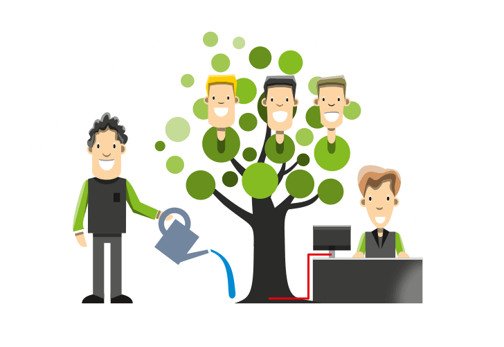 Organigramme de l'entreprise Bernardin Paysage